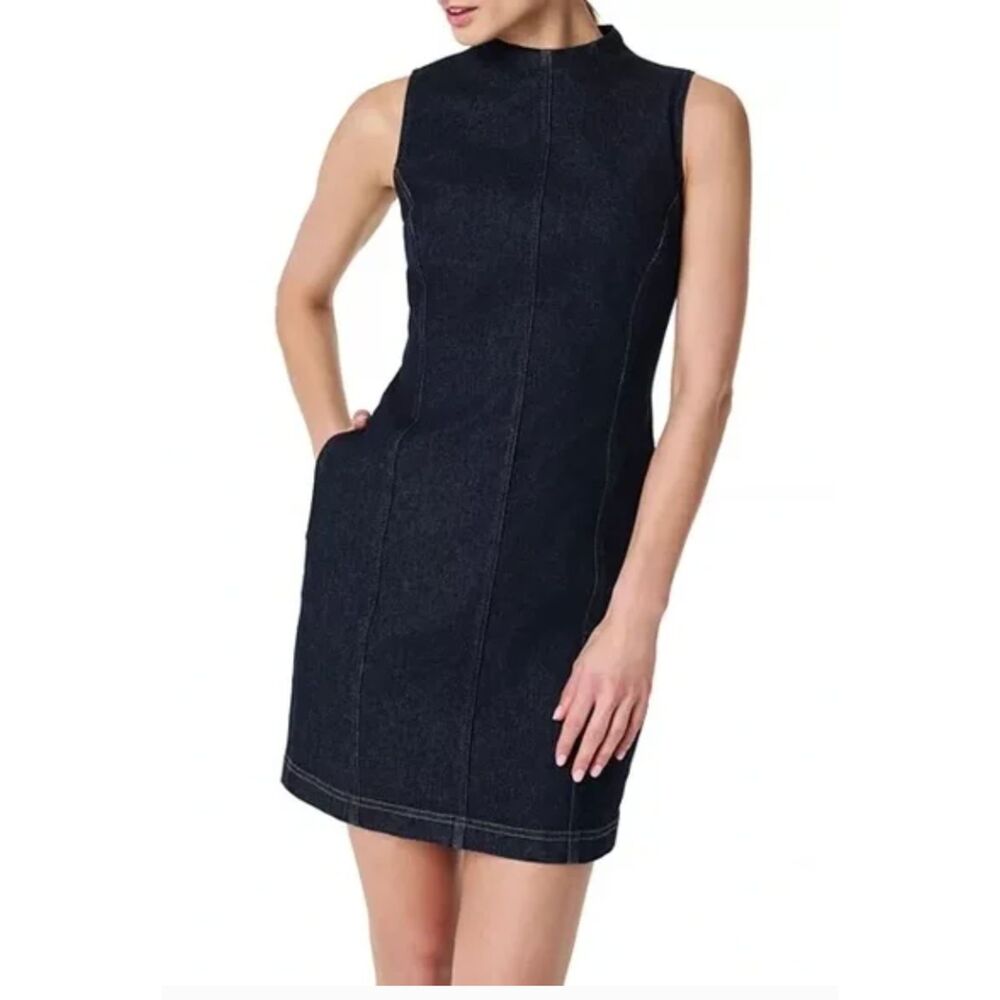 SPANX Denim Seamed Shift Dress